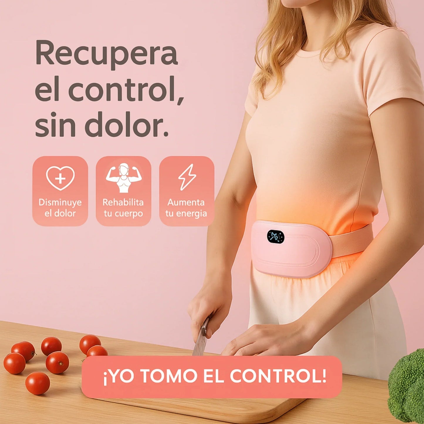 CicloCalm™ – Tu Calor Terapéutico en Cada Cólico 🌙💆♀️